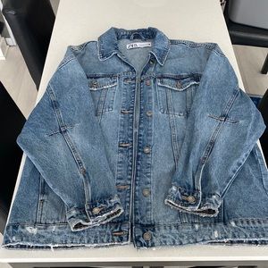 Zara Blue Denim Jacket
